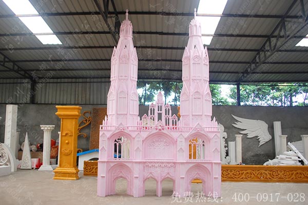 婚庆城堡泡沫造型制作